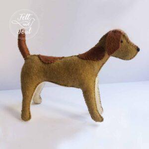 Vizsla gyapjú filc figura